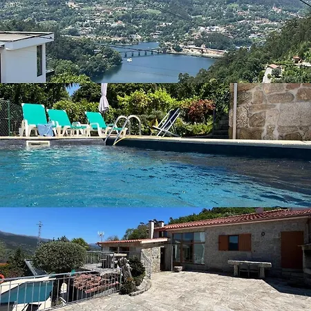 Nyaraló Casa Da Lage - Piscina - Vistas Rio - Geres