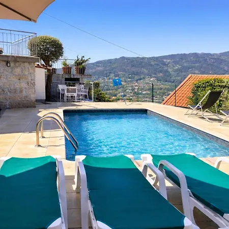 Дом отдыха Casa Da Lage - Piscina - Bbq - Vistas Rio - Geres *