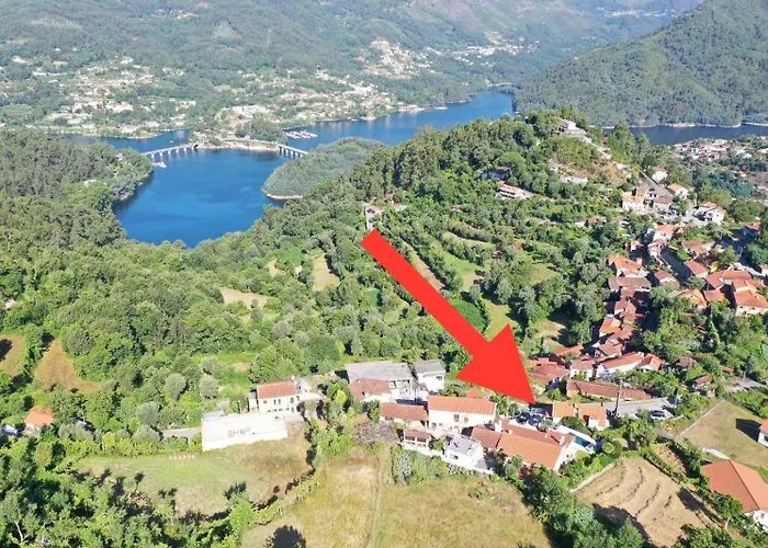 Casa Da Lage - Piscina - Vistas Rio - Geres Дом отдыха Виейра-ду-Минью